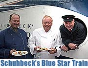 Mit der S-Bahn zur Ess-Bahn Schuhbeck's Blue Star Train - sich verwöhnen lassen im wohl längsten Restaurant der Welt  (Foto: Martin Schmitz)
